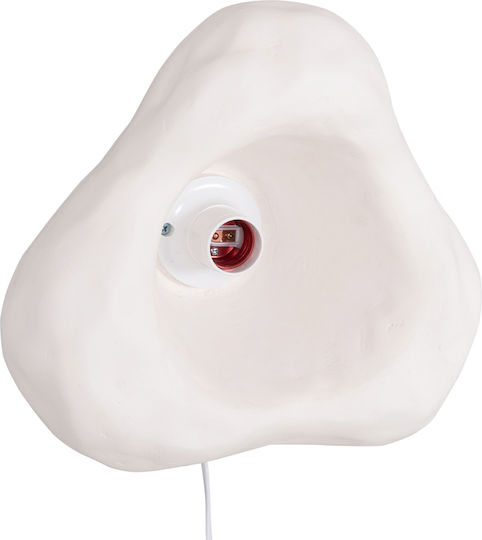 HomeMarkt Luxon Modern Wandleuchte mit E27 Lampenbirnensockel Weiß