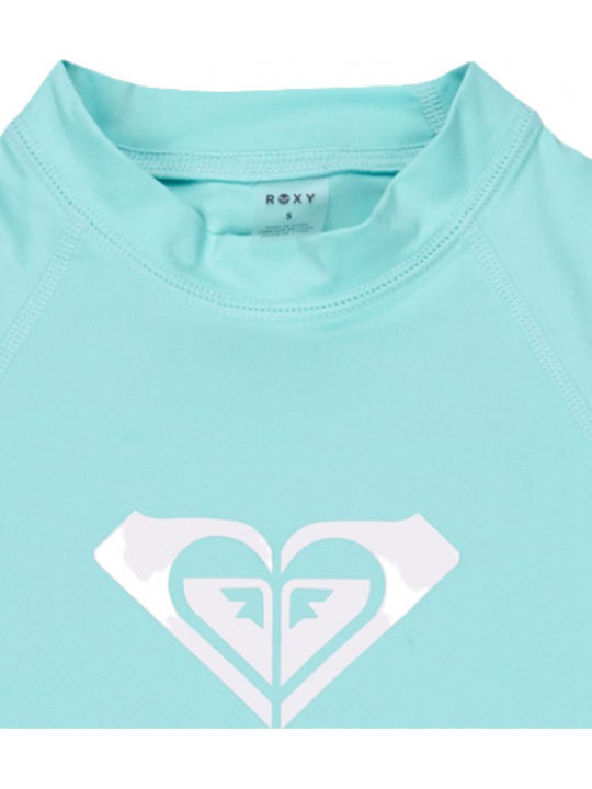 Roxy Whole Hearted Kinder Badebekleidung Rashguard Türkis