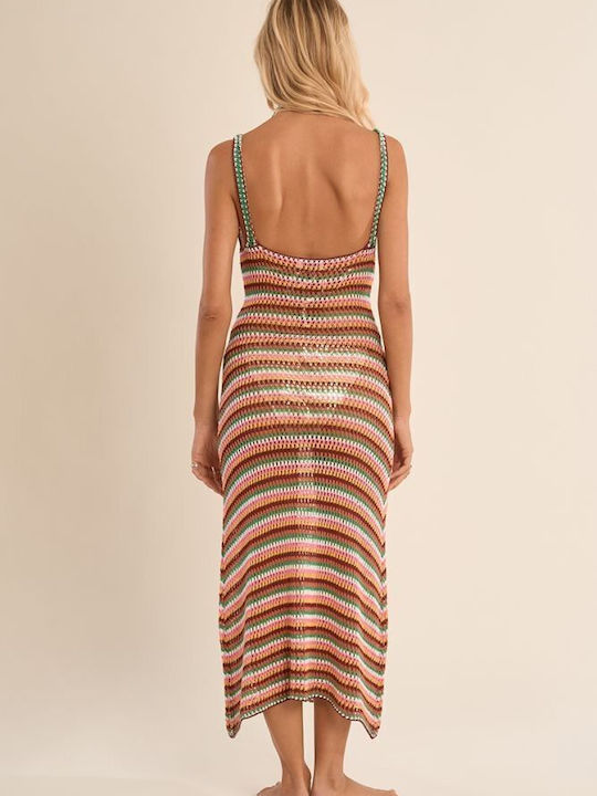 Molly Bracken Women's Maxi Multicolour Beach Dress