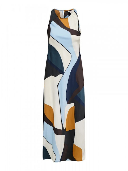 Summer Midi Shirt Dress Satin Mixed