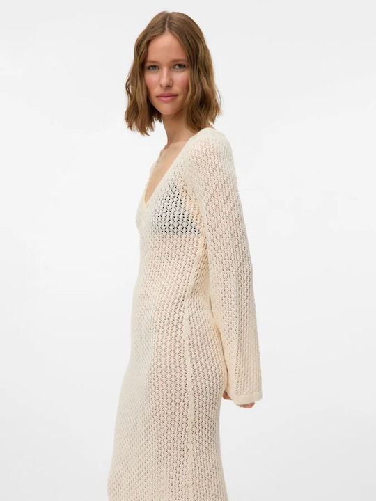 Vero Moda Women's Maxi Beach Dress Beige