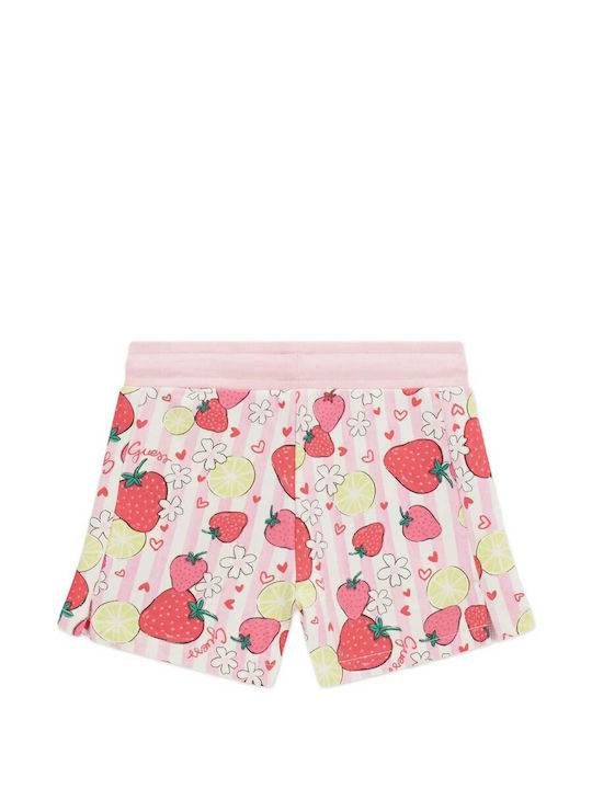 Guess Pantaloni Scurți/Bermude Tesatura Roz