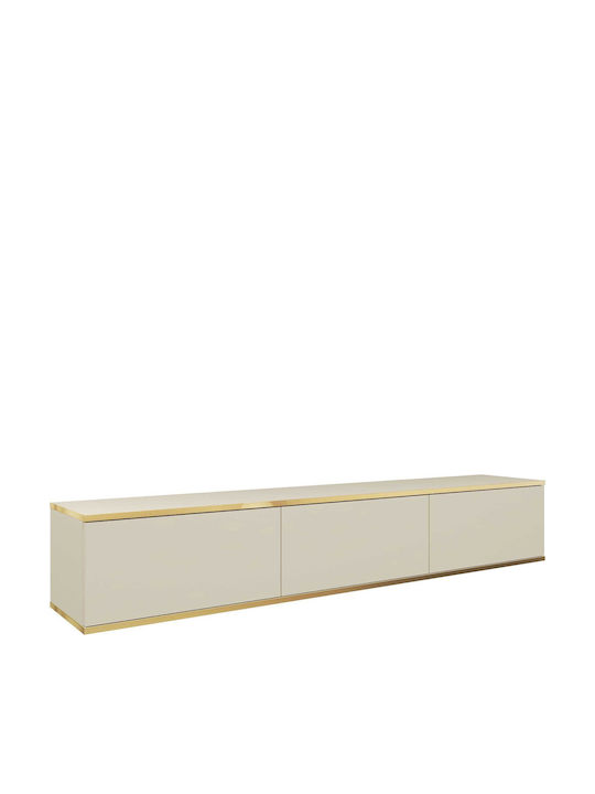 TV Stand Beige 175x32x30cm