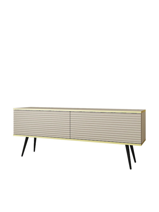 Έπιπλο Τηλεόρασης Μπεζ Μ135xΠ32xΥ53cm