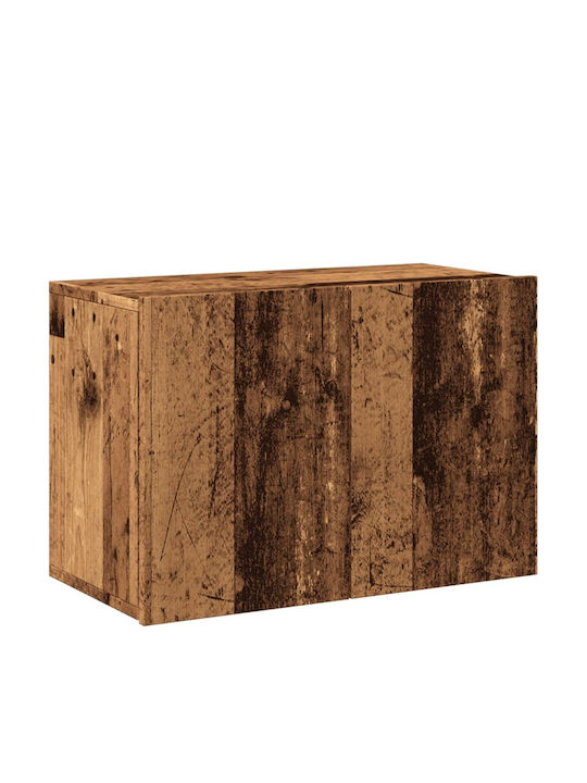 Ντουλάπι Τοίχου Τηλεόρασης Παλαιό Ξύλο 60 X 30 X 41 Εκ Καφέ 60 X 30 X 41 Cm