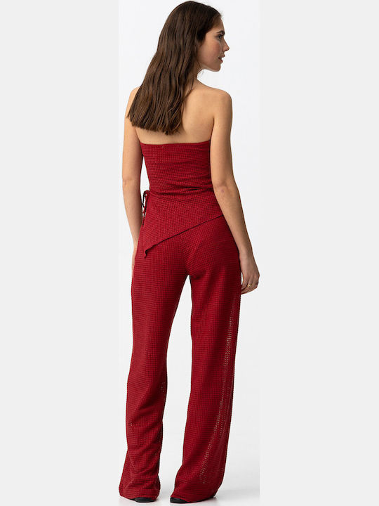 Kids Burgundy Trouser