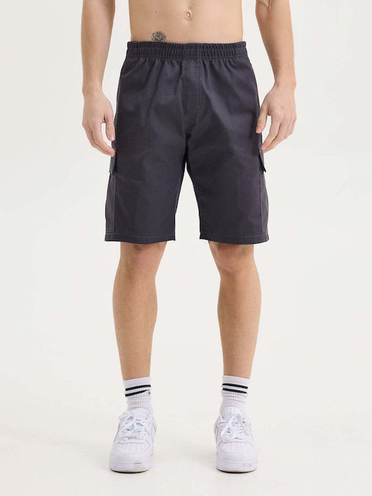 Herren Cargo-Shorts Regular Fit Anthrazit