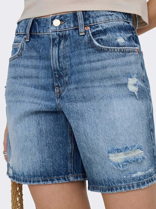 Γυναικείο Τζιν Σορτς Med Blue Denim Blue