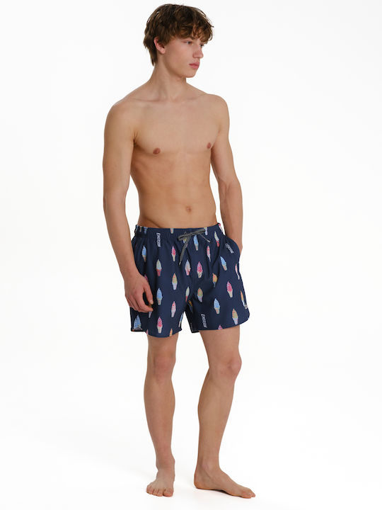 Costum de Baie Bărbați Pantaloni Scurți Albastru