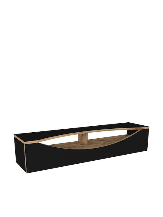 TV Stand Gieza Black 120x29.6x23.8cm