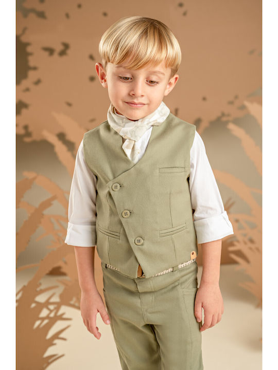 Baby Bloom Taufkleidung Für Jungen Khaki Anzug