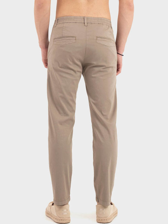 Elastische Herrenhose Braun