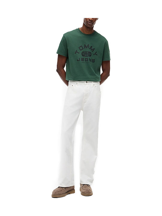Otis Men's Jeans Pants with Regular Straight Fit White