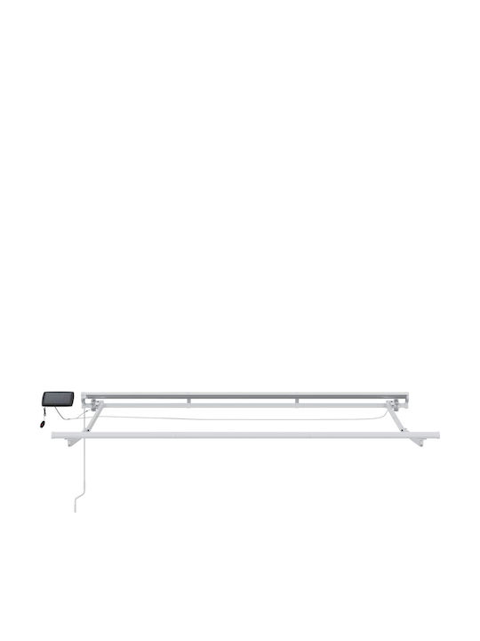 vidaXL Τέντα Βεράντας με Led Γκρι 3x2.5m