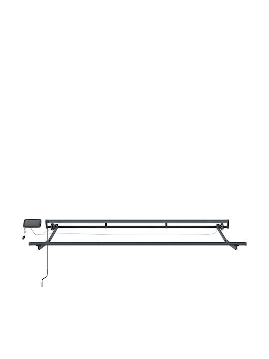 vidaXL Terrasse Zelt mit LEDs Schwarze 3x2.5m
