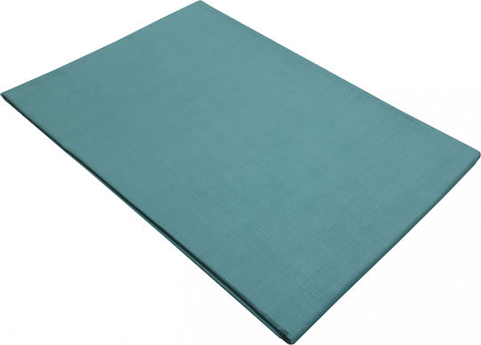 Le Blanc Чаршаф Кралица с Ластик 170x200+30см. Cotton Line Петрол