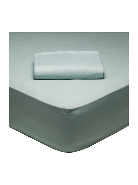 Das Home Sheet Semi Double with Elastic 120x200+35cm. 1013 Green