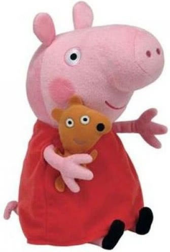 TY Λούτρινο Peppa Pig Beanie Boos Reg για 3+ Ετών 15 εκ.