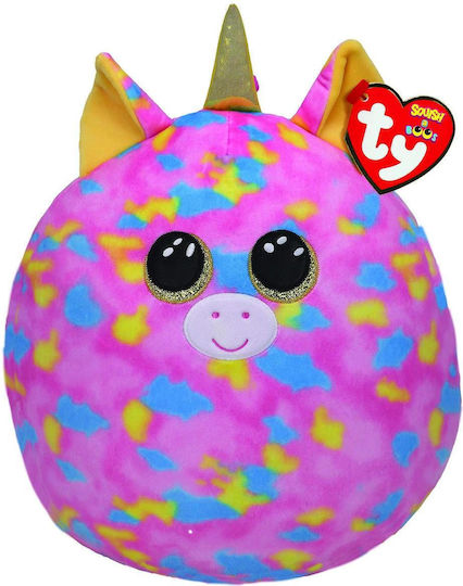TY Λούτρινος Μονόκερος Squishy Beanies Fantasia Ροζ για 4+ Ετών 22 εκ.