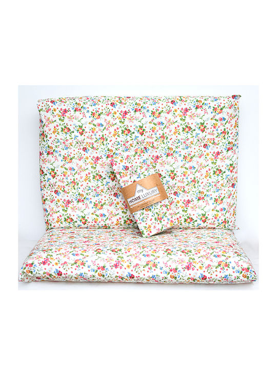 My Home Luxury Sheet Set with 1 Pillowcase Super-Double with Elastic 160x200+25cm. Monochrome 3pcs