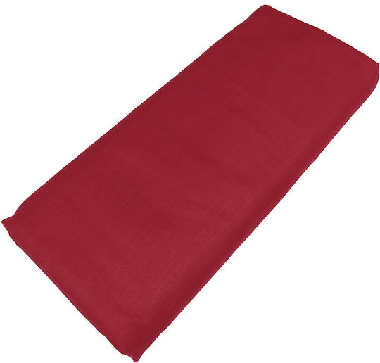 Le Blanc Cotton Line Σεντόνι Διπλό με Λάστιχο 150x200+20εκ. Κόκκινο