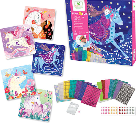 Mosaik Einhorn Groß