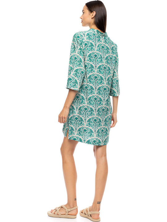 Pink Label Women's Beachwear Caftan Green