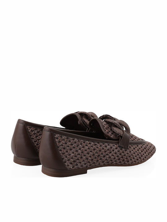 Women's Loafers in Brown Colour