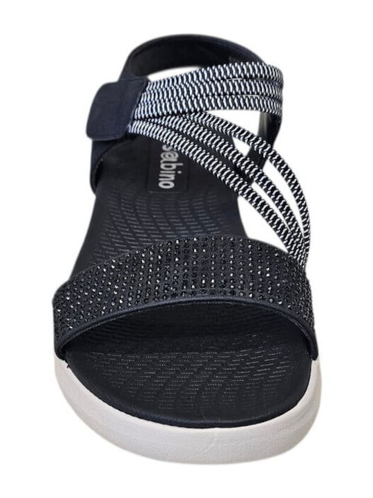 Sommer Damenplattformen Schwarz G/55020-F-23S-MAUR