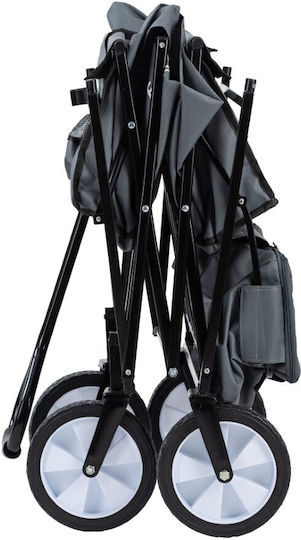 FreeOn Collapsible Transport Trolley for Load Weight up to 100kg in Gray Color