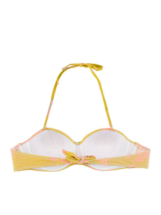 Γυναικείο Μαγιό Bikini Push-up Μπανέλα Lurex Glam Lime