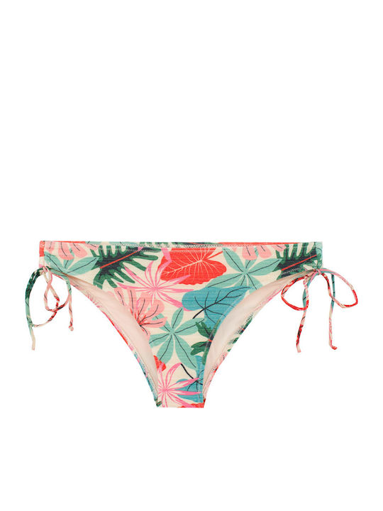 Γυναικείο Μαγιό Bikini Push-up Μπανέλα Lurex Glam Μπεζ Κοραλί