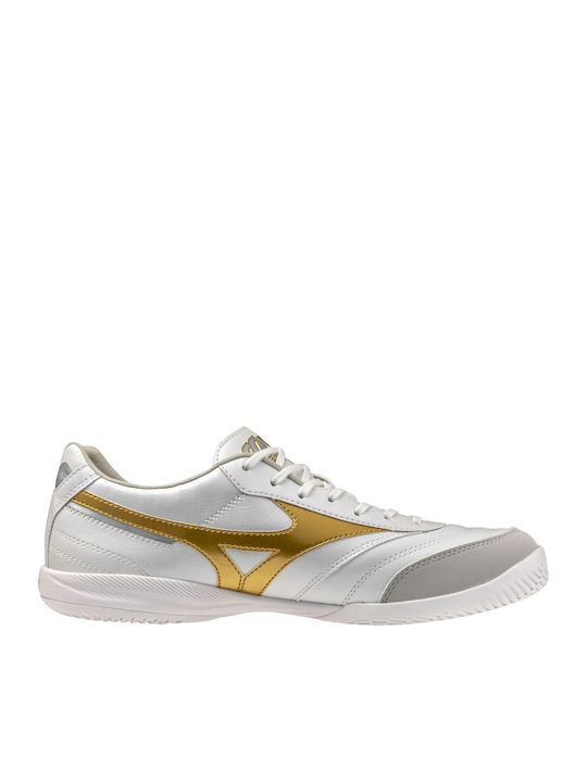 Mizuno Morelia Sala Ποδοσφαιρικά Παπούτσια Σάλας IN Λευκά