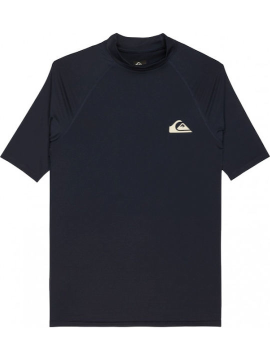 Quiksilver Everyday UPF 50 Men's Short Sleeve Sun Protection Shirt Blue