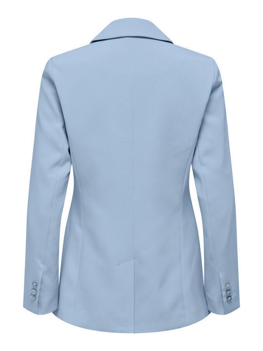 Only Дълго Дамско Строено Сако Soft Chambray