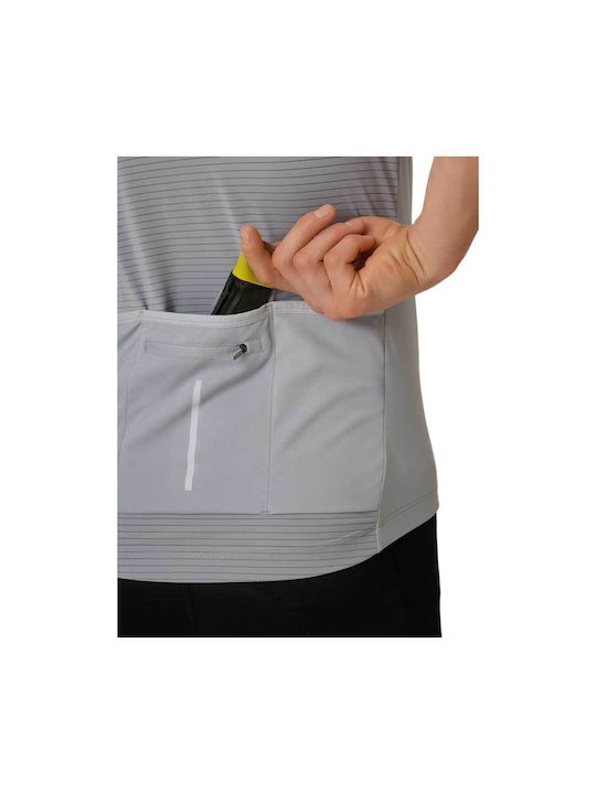 4F Men's Short Sleeve Cycling Jersey Gray