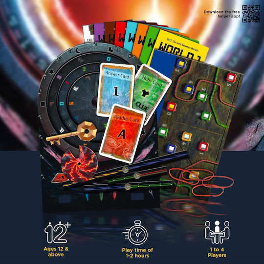 Επιτραπέζιο Παιχνίδι Exit: The Game The Gate Between Worlds για 1-4 Παίκτες 12+ Ετών (EN) Kosmos