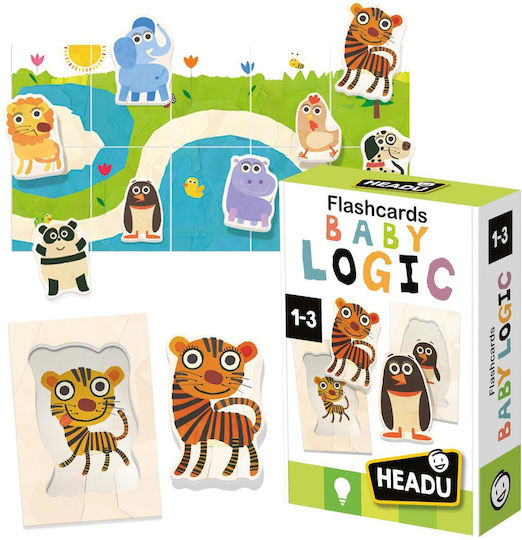 Επιτραπέζιο Παιχνίδι Flash Cards - Baby Logic για 1 Παίκτη 2+ Ετών (EN) Headu