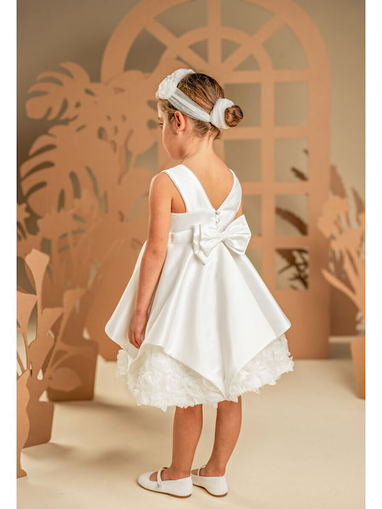 Baby Bloom Rochie Albă de Botez