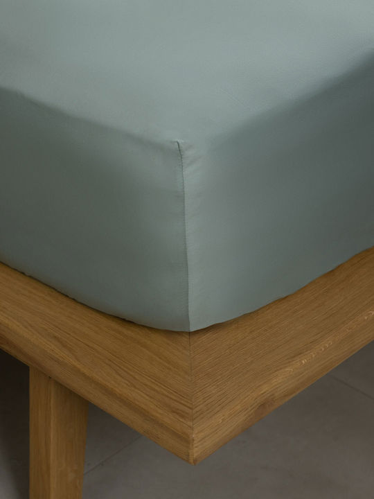 Sunshine Bettlaken Super-Doppel mit Gummiband 160x200+40cm. Omnia Aqua