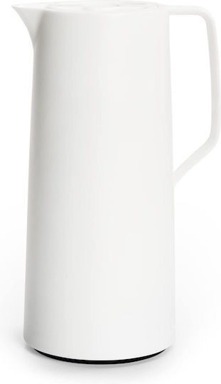 Emsa Quick Press Κανάτα Θερμός Γυάλινο 1lt White