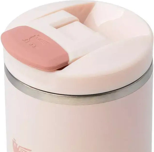 Stanley Transit Fliptop Thermosflasche Rostfreier Stahl BPA-frei 350ml Rose Quartz