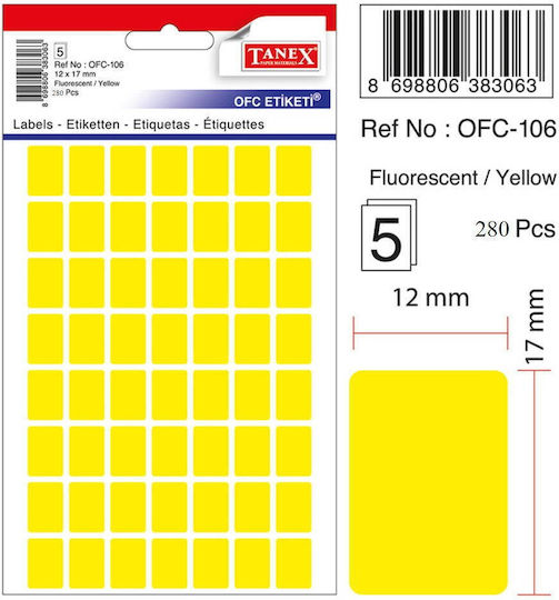 Tanex 280 Role Autoadezive în Role 12x17mm