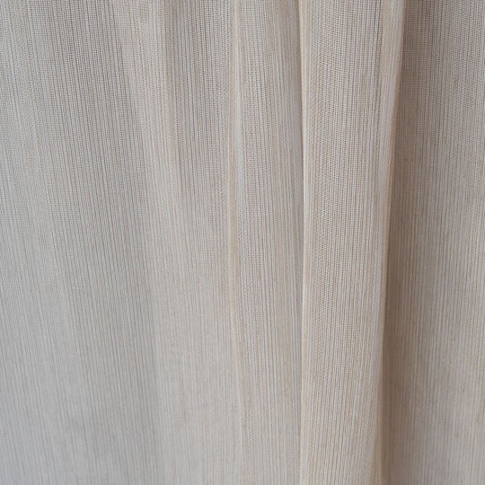 Saray Home Vorhang mit Bleistiftfalten Beige-Puder 140x280cm