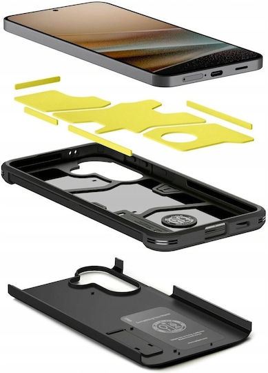 Spigen Tough Armor Back Cover Plastic / Silicone Black (Galaxy A57)