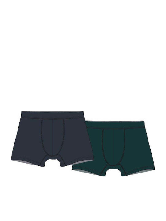 Herren Boxershorts Khaki 2er Pack