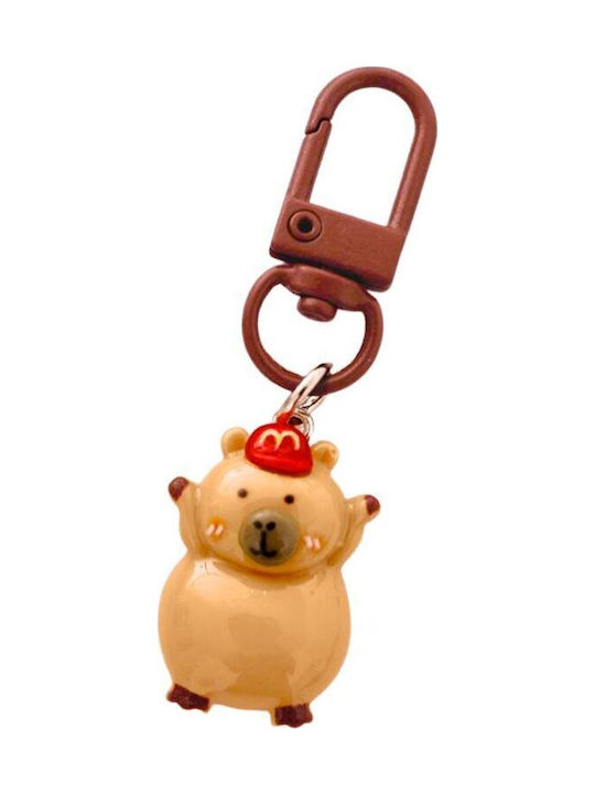 Set Mini Figurine Breloc Capybara Decorațiuni Chei 4 Bucăți
