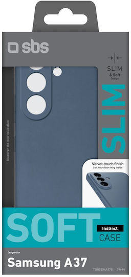 SBS Instinct Silicone Blue Back Cover Galaxy A37