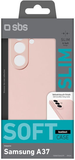 SBS Instinct Silicone Pink Back Cover Galaxy A37