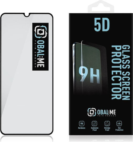 Obal:Me 2.5D 0.4mm Tempered Glass Black Compatible with Redmi A3
